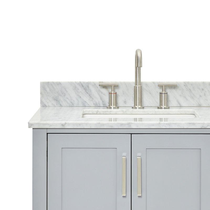 Magnolia Bath Vanity Rectangular Basin S073DCW2R, Gray, Rectangle ,  73"