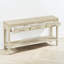 Console Deerfin, console contemporaine de 59,08 po avec 3 tiroirs et 1 tablette-88367383