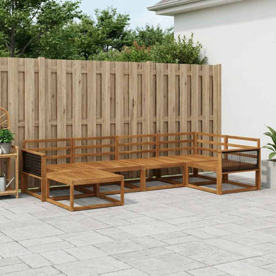 327 cm W Patio Corner Sofa