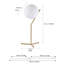 Lampe de table Nola Crystal Ball