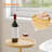 Bamboo Round End Table-323381775