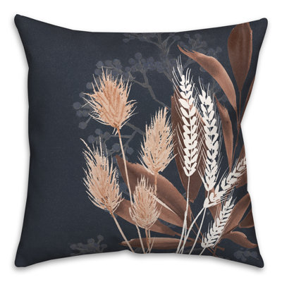  Floral Polyester Indoor/Outdoor Throw Pillow