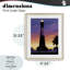 Phare de Georgia Tybee, reproduction encadrée sous verre, conception de Wind River Studios-144850297-144850295