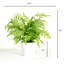 Faux Fern Plant in Ceramic Planter