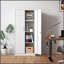 Grande armoire de rangement en métal de 71 pouces avec portes verrouillables et tablettes réglables, parfaite pour organiser vos outils en toute sécurité