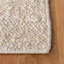 Tapis ivoire en laine et en coton tissé à la main Manon Natura-303233057