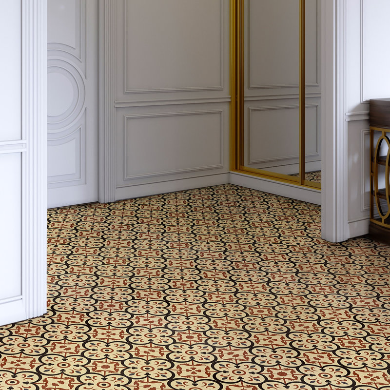 Carreau de vinyle rétro 12 po x 12 po 1,5 mm - Burch