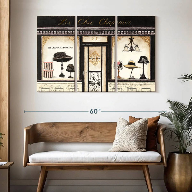 Lilie Les Chic Chapeaux, 32" H x 50" W