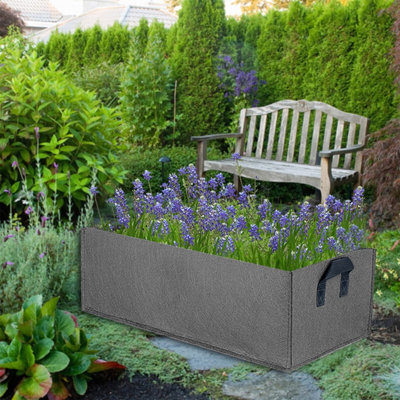 Backpack Fabric Raised Garden Bed Rectangle Breathable Planting Container Bag