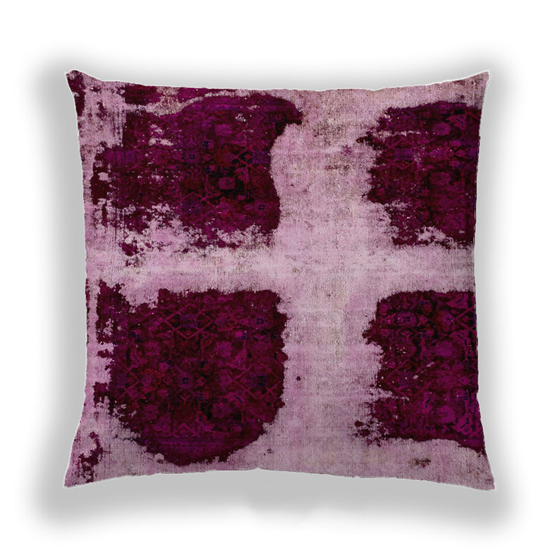 Coussin Abstract 2023, Microsuède