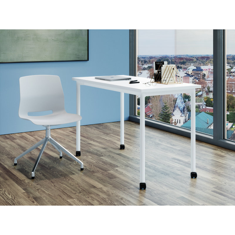Bureau Spright, Mobile, Blanc de designer, Blanc