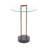 Glass and Marble Round Side Table-119048299