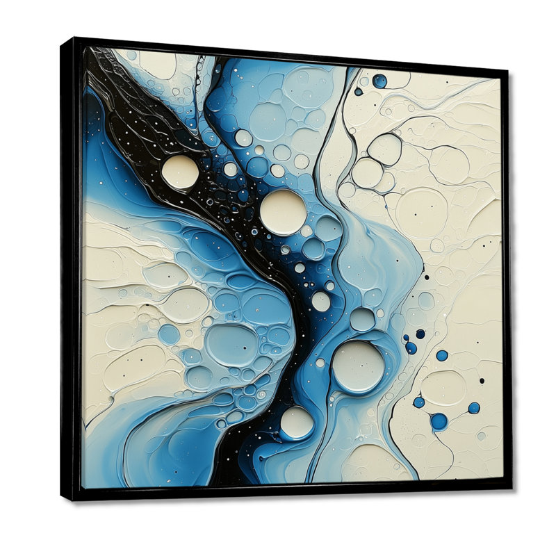 «Ontario», art décoratif mural, Impression encadrée flottante, Noir, noir, noir, noir, H 16 po x l 16 po