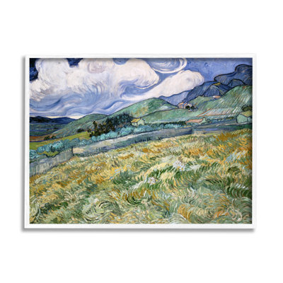 Paysage de Saint Remy Van Gogh, estampe numérique de One1000paintings