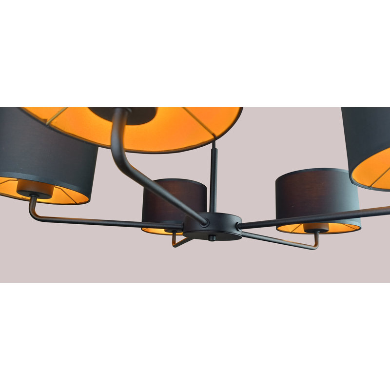 Almarie Chandelier, 5, Black