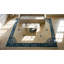 Antique Peking Chinese Medallion Beige 1920s Rug