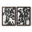 Silhouette de Pothos I - ensemble de 2 peintures sur toile encadrées-1899658889-1899658892