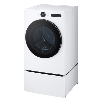 7.4 Cu. Ft. Ultra Large Capacity Smart Front Load Electric Energy Star Dryer With Sensor Dry & Steam Technology -  LG, DLEX5500W