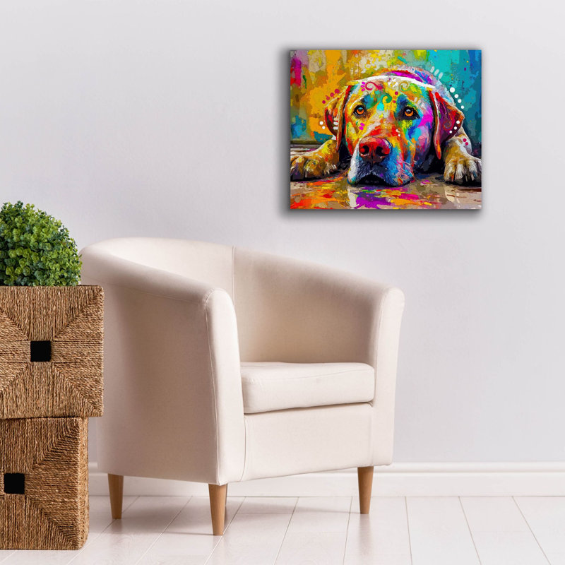 «Dean Russo», collection allongée «Lab» par Dean Russo, art mural sur toile, 24 po x 20 po