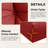 Outdoor Replacement Cushion Set Deep Seating High Back Seat / Back Cushions with Ties (Set of 2)-971156649