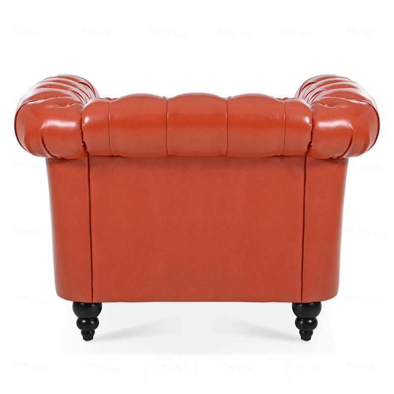 Sofa 1 place pour salon, Orange