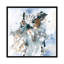 Chouette sur fond bleu, reproduction d'art sur toile tendue-74272717-74272718-18882509
