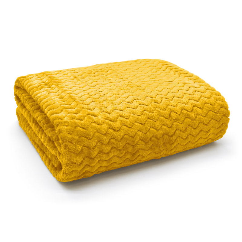 Balthasar Throw Blanket, W23 x L35cm, Ochre
