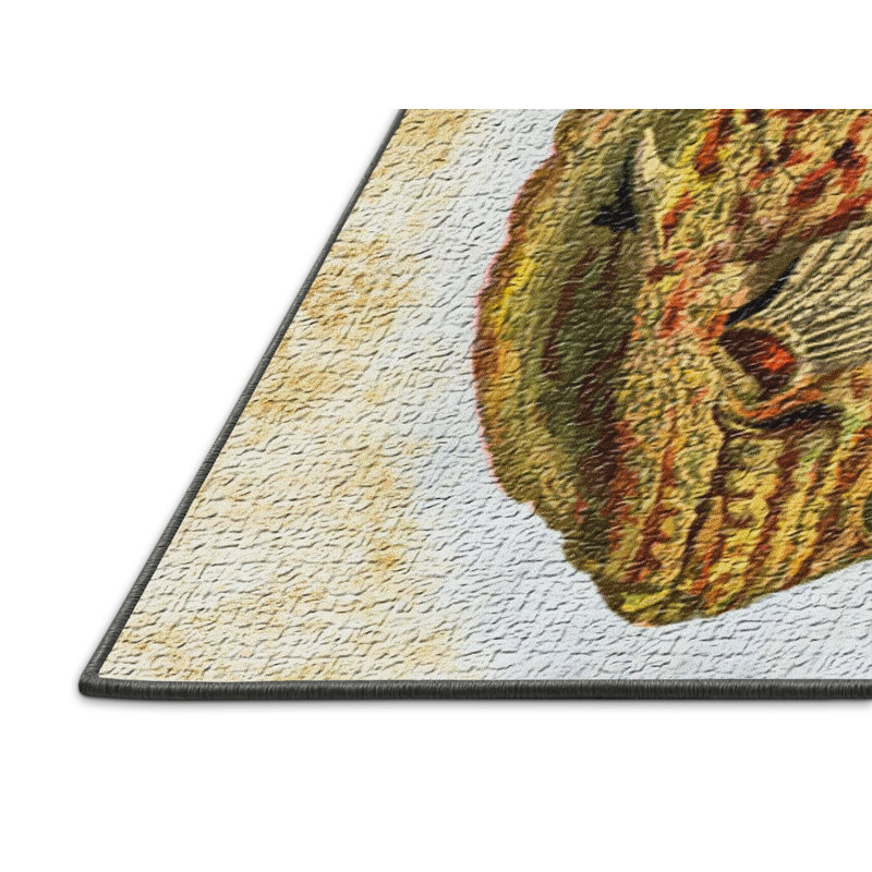 Tapis poisson jaune, Rectangle 2 pi x 3 pi