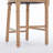 Solid Wood Bar Stools Set Of 2 Classic French Country Wooden Barstools With Upholstered Seating Kitchen Bar Stool For Bar Counter Rattan