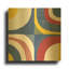 «Abstract Circles» par Wild Apple, art mural en métal doré, 24 po x 24 po-683579013