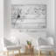 Impression sur toile grise à motif de pissenlit floral, impression sur toile-92187265-92187264