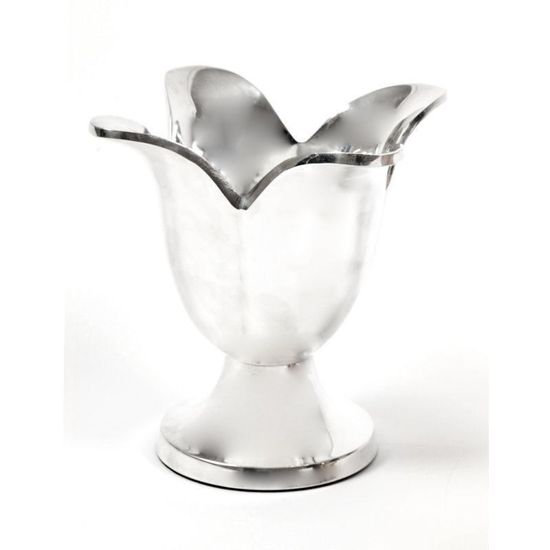 Tulip Vase And Candleholder, Silver