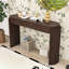 Console rétro en bois avec deux tiroirs dissimulés-1865669756