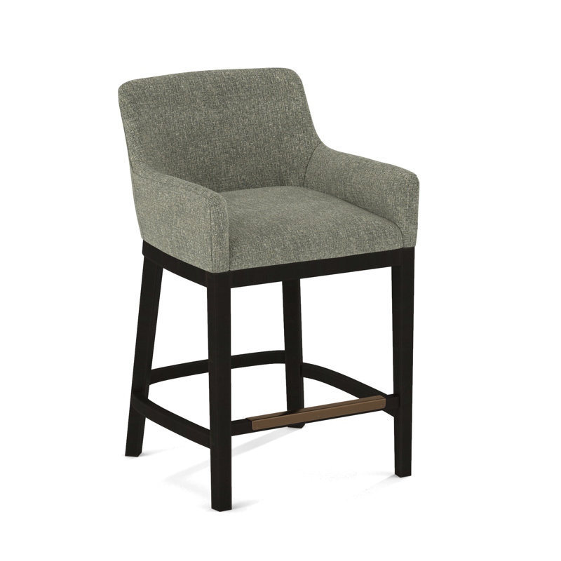 Upholstered Stool, Espresso, 61597-78