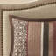 Ensemble de couvre-lit réversible 5 pièces en jacquard rouge