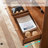 Modern Versatile Rattan Solid Wood Bookcase