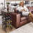  18 Bottle Floor Wine Bottle with Glass Table Rack