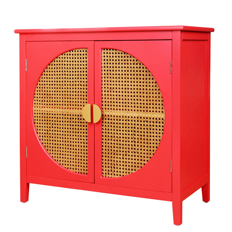Armoire d'appoint Cambronero, Rouge