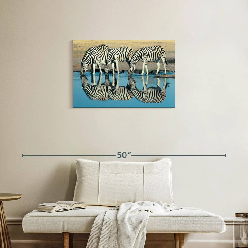 Brampt Etosha Burchell's Zebra, 20" H x 30" W