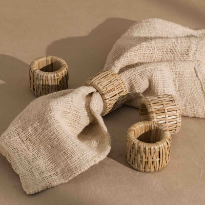 Kikori napkin rings (set of 4)