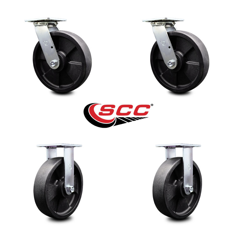 4-Piece Rubbermaid Caster Set