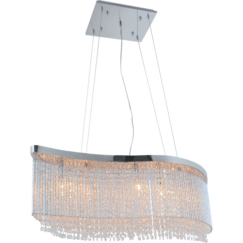 Darrion 5 - Light Dimmable Geometric Chandelier
