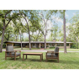 South Bay Outdoor 3 - Piece Teak Conversation Set