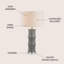 Lampe de table 27 po Hershman-28849648