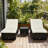 3-Piece Pool Furniture Set, Outdoor Patio