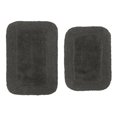 Ensemble de 2 tapis de bain en coton Aceyon
