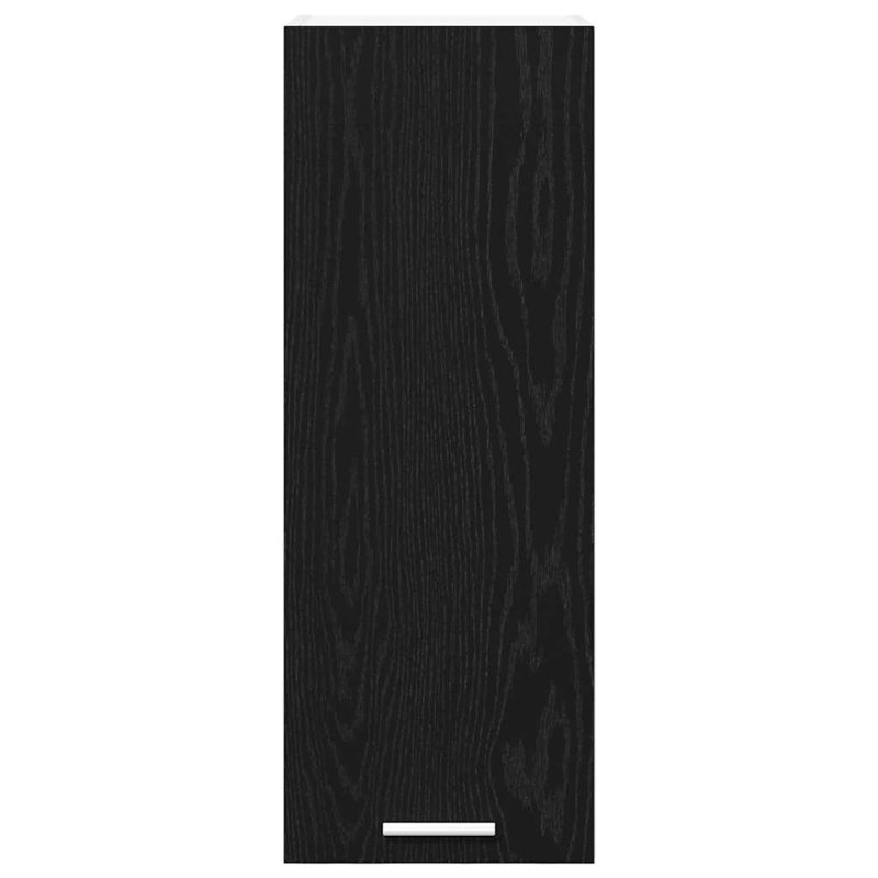Vidaxl Hanging Cabinet With Storage Riga Artisan Oak 60 X 31 X 80 Cm, 80cm H x 30cm W x 31cm D, Black/White