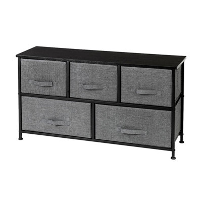 Commode de rangement à 5 tiroirs Weigle