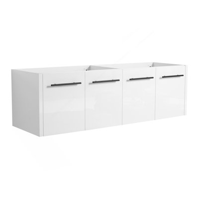 Meuble-lavabo mural 60 po (seulement le meuble, sans évier supérieur)