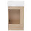 Meuble-lavabo 18,6 po avec lavabo, meuble-lavabo avec tablette à deux niveaux-1286902176